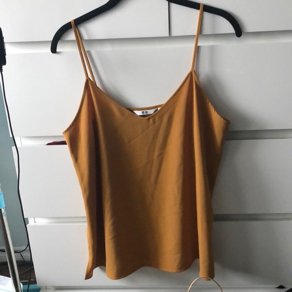 Uniqlo Mustard Yellow Vneck Cami